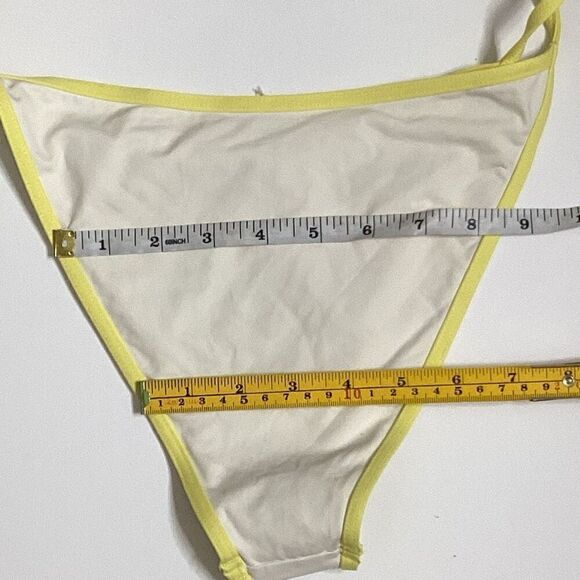 New. L*SPACE white and yellow bikini. Large. Retails. $198 - Picture 9 of 12